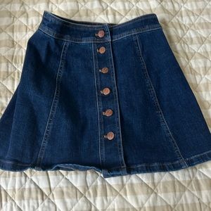 Madwell denim skirt